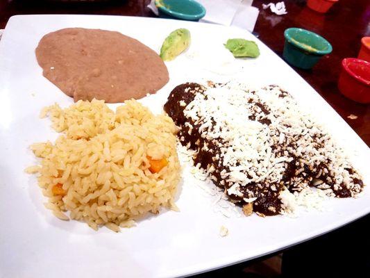 They had no rice to make the mole this sweet