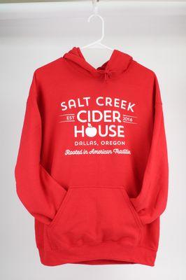 Our customizable hoodie with silkscreen decoration - Red