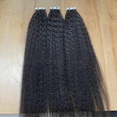 Tape in extensions kinky straight texture "12 -"30