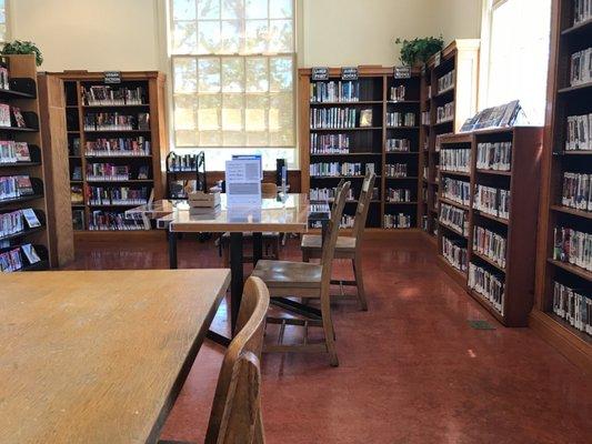 Nice little quite study area in the adult section