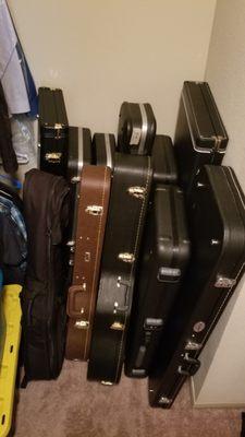 all of my guitars. everything i worked for, over 10 years, gone.