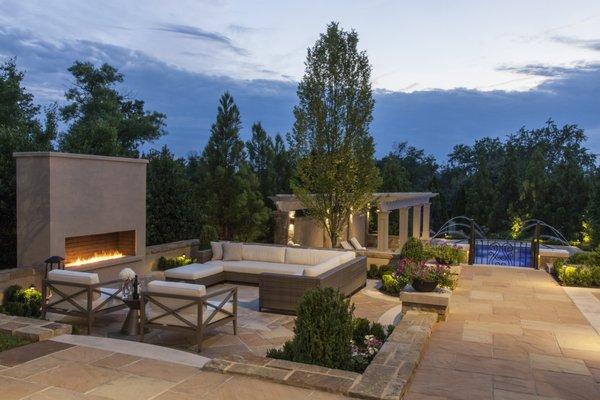 Award-winning landscape design project in Potomac, MD