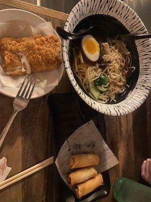 Shout Shoyu Chicken Cheese Katsu Ramen Combo