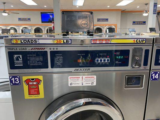 3 load washer