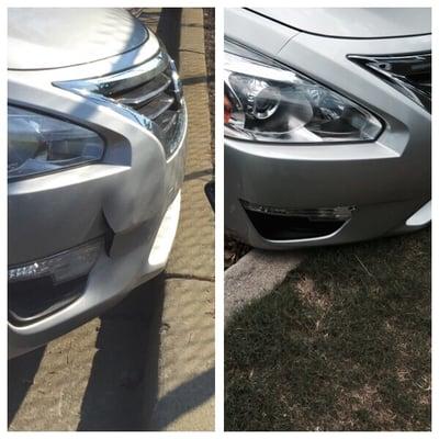 Front bumper replacement