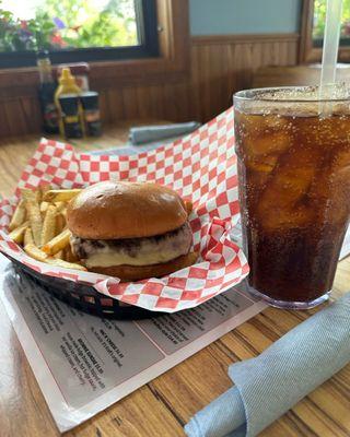 Burger Monday Special!
$9.99 for Classic American Burger, Fries, and bottomless Fountain Drink