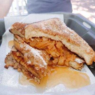 Apple stuffed french toast