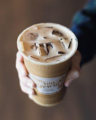 An iced latte!