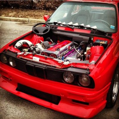 Jungle fever! E30 M3-2JZ single, Monster Build! #Motorcepts