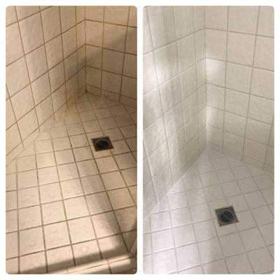 Hard to believe this is the same shower.