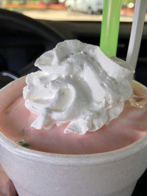 Peppermint shake. Get the large!