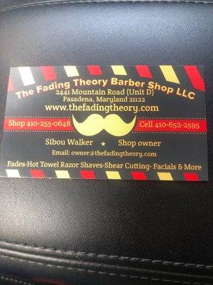 The Fading Theory Barber Shop