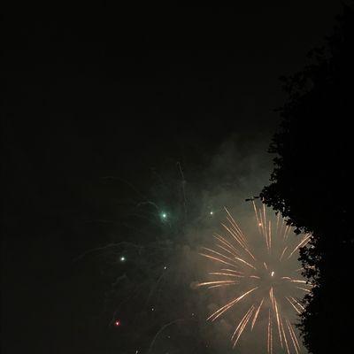 Fourth of July fireworks at Cupertino