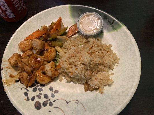 Hibachi Combo Choose Any 2 lunch