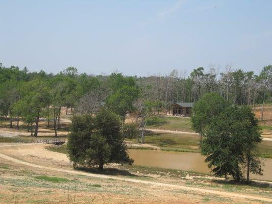 Retreat Center, showing lake, walking path - Leona, TX