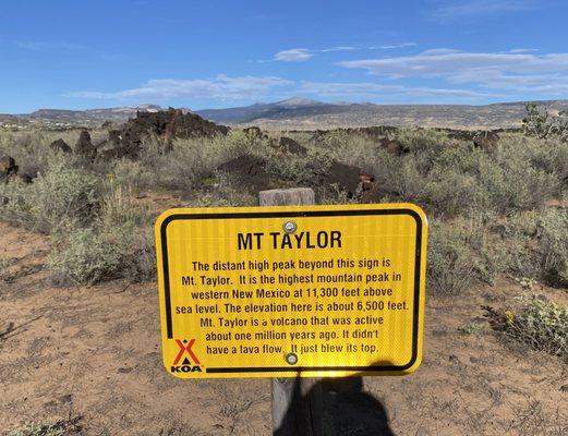 Throughout the park trail are signs posted like this explaining the history.