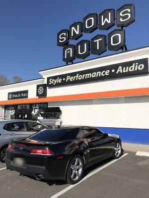 Window Tint On Camaro