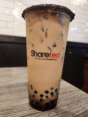 Classic milk tea/ Boba 50% sweet