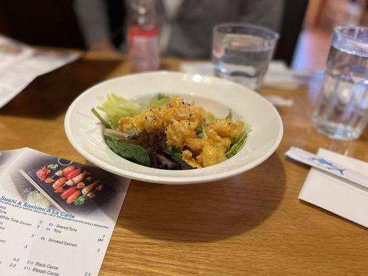 Rock Shrimp Tempura Appetizer