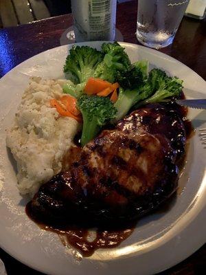 Pork Chops with BBQ sauce - tremendous