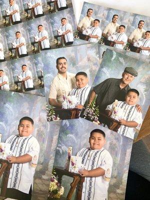 My grandson, son and husband during Michael's First Holy Communion! Gracias C&R! Hasta la próxima!!