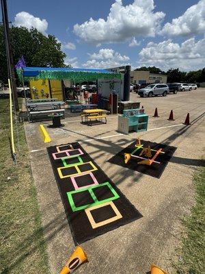 Patio playground