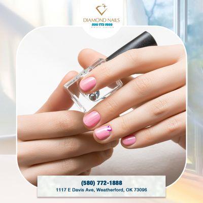 Embrace elegance with soft pink nails. A timeless and graceful choice for any occasion.