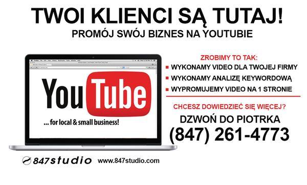 jak najlepiej zwrócić uwagę potencjalnego klienta? Video Reklama na Youtube. Skontaktuj sie z nami https://847studio.com/youtube-marketing/