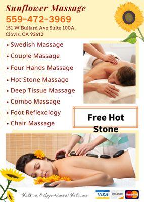 Sunflower Massage