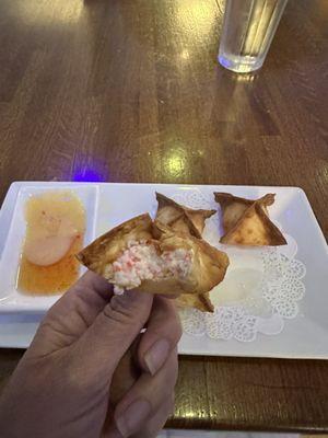 Crab Rangoon insides