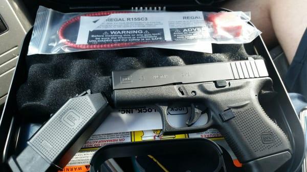 my first GLOCK 43, sweet defense.