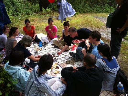 Three course picnic lunches...