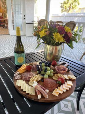 Pinot Grigio and charcuterie