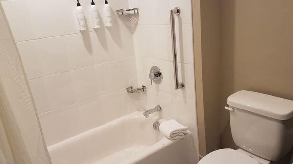 Our suite had 2 bedrooms and 2 baths - this is the smaller bathroom