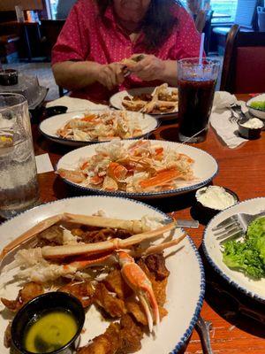 Awesome! $20 for an entire pound of Snow Crab Legs on Tuesdays!  So good!