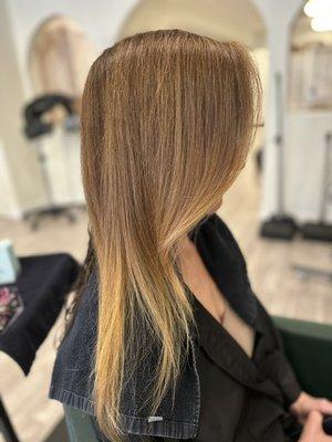 Blended natural highlights