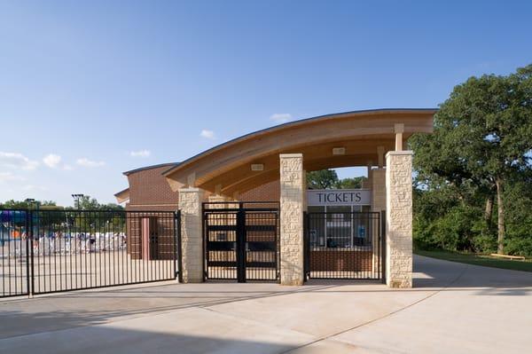 Rear access at the ticket booth open during the summer months.