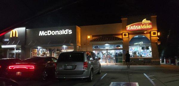 McDonald's and ExtraMile food mart