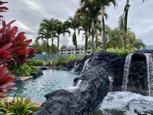 The pool area, they also have a spa for adults only and another for teens and adults.