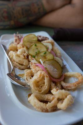 Crispy Fried Fresh Calamari