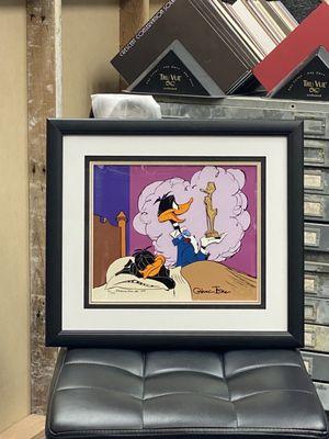 Cartoon cell, mounted to Disney standards.