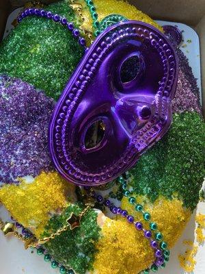 King Cake with cream cheese