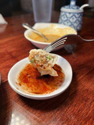 Steamed dumplings (inside)