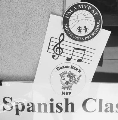 Spanish Mondays, Music Wednesdays, Soccer Fridays!  There's a lot to do at Monte Vista Preschool in the afternoon.