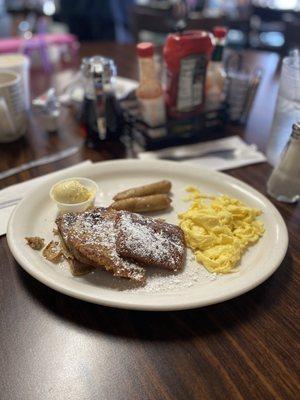 Blueberry French toast.