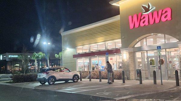 Wawa AND a Starbucks at the same stop!