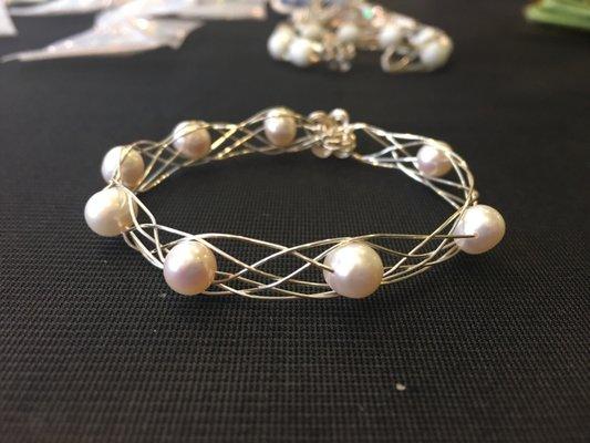 They put out local handmade wire wrapped jewelry with fresh water pearl. Hope to see more handmade and handcrafted gifts next year :)