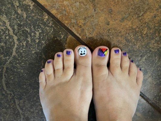 Nail art design.