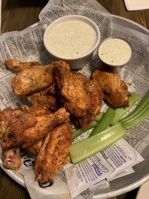 Jerk chicken Wings (12 Pieces) Delicious!