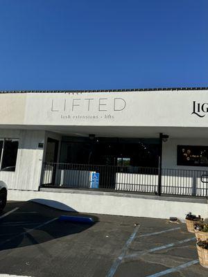 LIFTED storefront. Well Brow is located inside